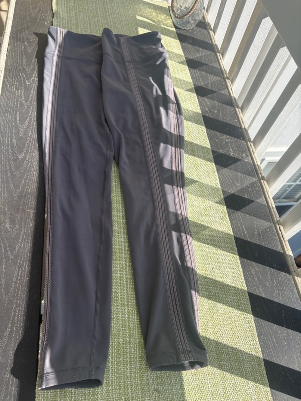 Lululemon Athletica Charcoal Gray Streamlined Leggings